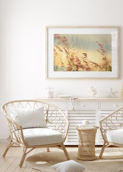 Υγρά λουλούδια από γρασίδι