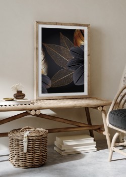 Χρυσά και μαύρα φύλλα