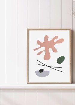 Abstract μπεζ φυτό