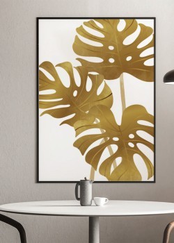 Χρυσά φύλλα monstera 2