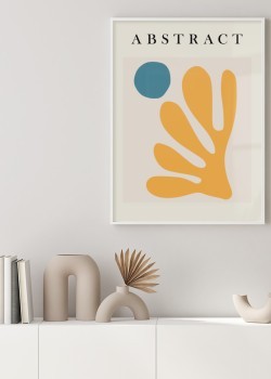 Abstract orange plant