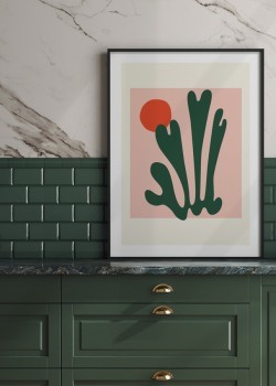 Green abstract plant