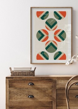 Μοτίβο πολύχρωμων κύκλων