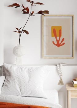 Πορτοκαλί abstract φυτό