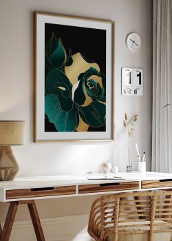 Πράσινο-χρυσό τριαντάφυλλο 2