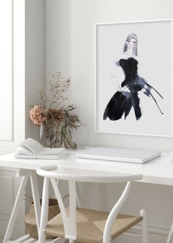 Γυναικεία φιγούρα νερομπογιάς