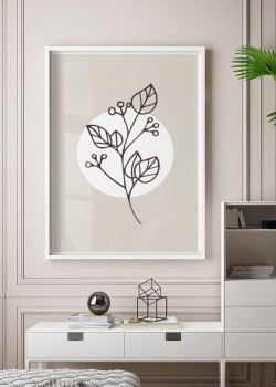 Line art λουλούδι