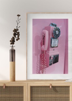 Vintage Pink Payphone