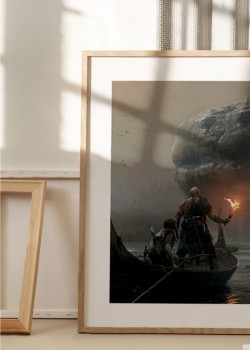 Kratos and Atreus Vs Monster