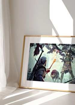 The Witcher Leshen And Wolf