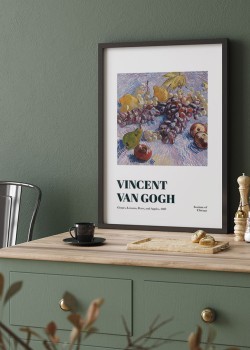 Grapes, Lemons, Pears, and Apples, 1887 