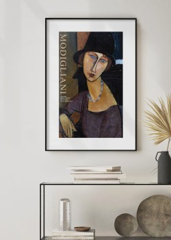 Jeanne Hébuterne with Hat and Necklace