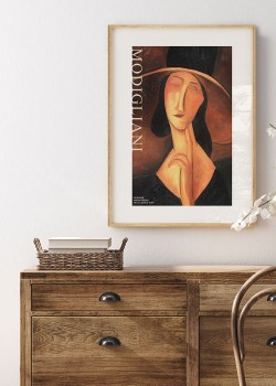 Jeanne Hebuterne in  a Large Hat, 1917