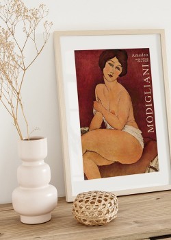 Nude Sitting on a Divan