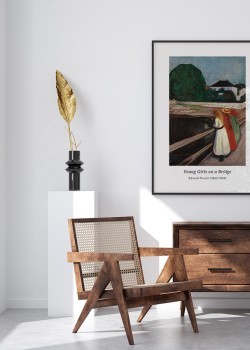 Young Girls on a Bridge