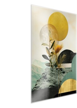 Leaf In Abstract Place