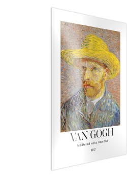 Self-Portrait With Straw Hat