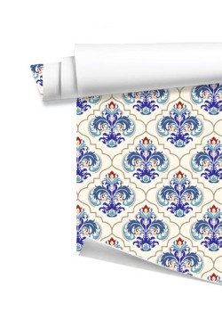 Μπλε vintage μοτίβο